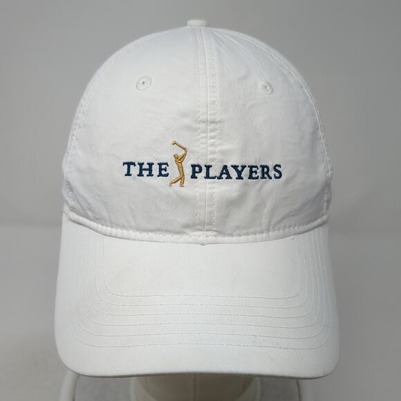 The Players Strapback Hat White One Size Embroidered Ahead Performance - Picture 2 of 11